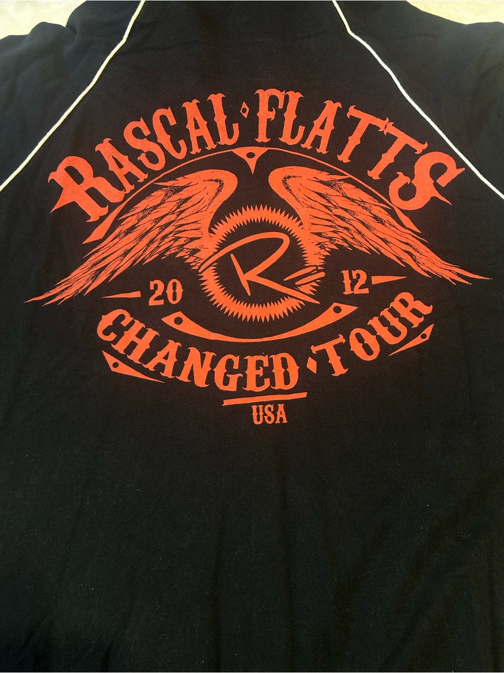 Rascal Flatts American Apparel 2012 Changed Tour USA Track Jacket